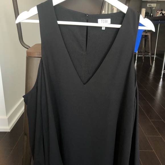 Tobi Cold Shoulder Blouse - Size Small - Picture 3 of 3
